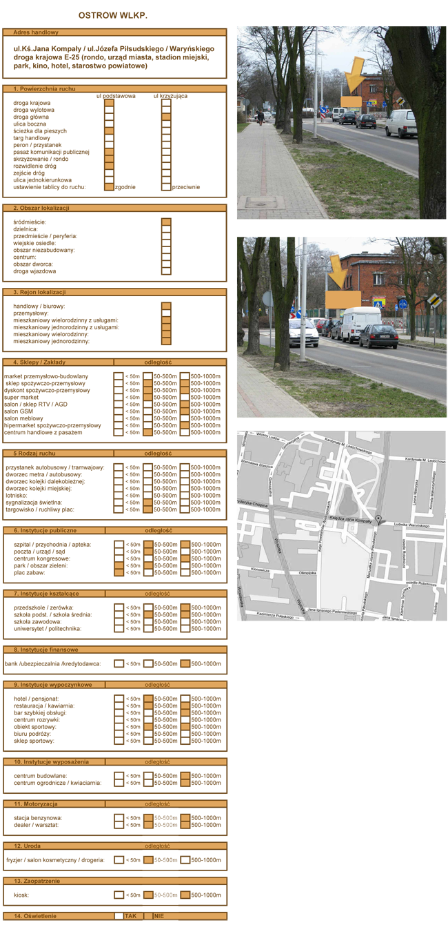 Oferta billboardów ostrów